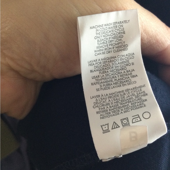 Cabi Lido Collarless Button Front Mid-Length Navy Ponte Knit Jacket Size Small - Picture 14 of 14